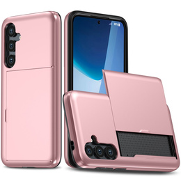 Telefontok a Samsung Galaxy A56 5G, Sliding Card Holder, rózsaszín