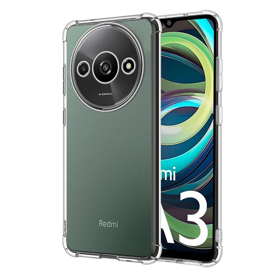 Telefontok a Xiaomi Redmi A3, Dropproof, átlátszó