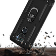 Páncélozott telefontok a Xiaomi Redmi Note 9, Nox Case Ring, fekete
