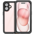 IP68 vízálló tok a iPhone 16, fekete