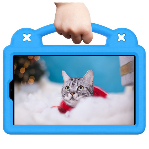 Gyermek tok Samsung Galaxy Tab A7 Lite 8.7 T220/T225, Cute Patterns, állvánnyal, kék