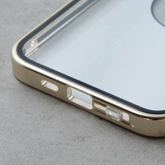 Magnetic Dual Glass MagSafe tok iPhone 11, arany
