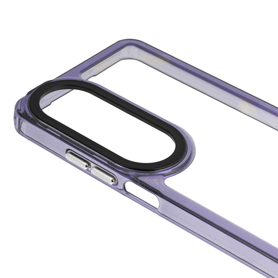 Telefontok a Oppo A60, Fusion Hybrid, átlátszó / lila