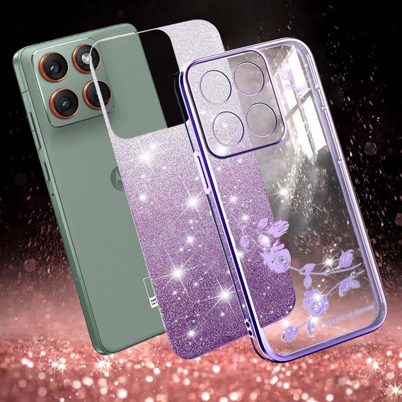 Glitter Flower tok Motorola Edge 70 készülékhez