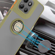 Tok Motorola Moto G15 / Motorola Moto G15 Power, Frosted Ring, zöld