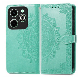 Pattintható tok a Infinix Hot 40i, Mandala, zöld