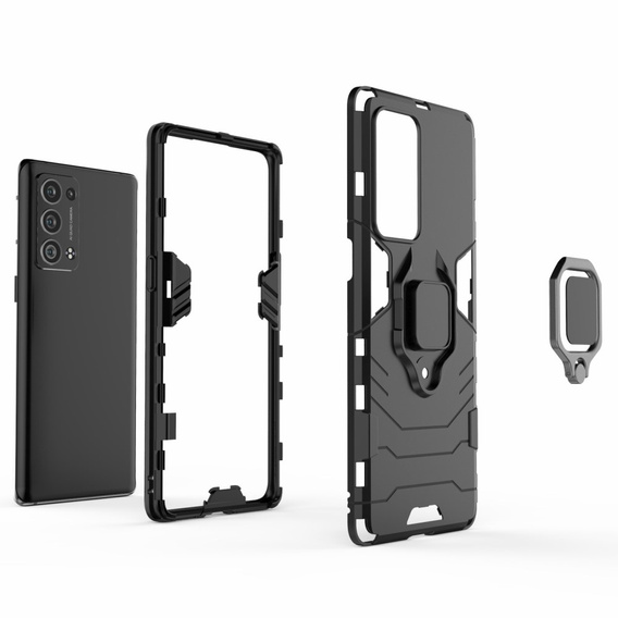 Telefontok a Oppo Reno6 Pro 5G / Pro+ 5G, Kickstand Ring, kék