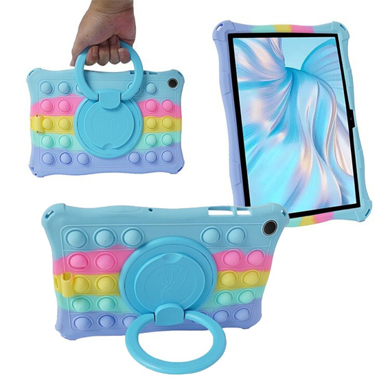Gyermek tok Samsung Galaxy Tab A9, Bubble, többszínű