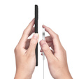 Szilikon tok Mag Cover lila iPhone 14 Pro Max-hoz