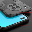 Tok Huawei Nova 8i /Honor 50 Lite, Military kickstand, kék