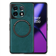 Telefontok a OnePlus 11 5G, Leather Hybrid MagSafe, zöld
