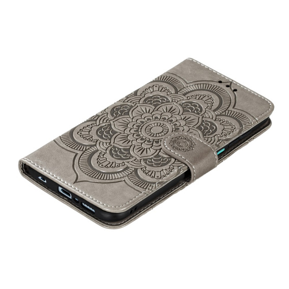 Pattintható tok a Xiaomi Redmi Note 9s/ 9 Pro, Mandala Flower, szürke