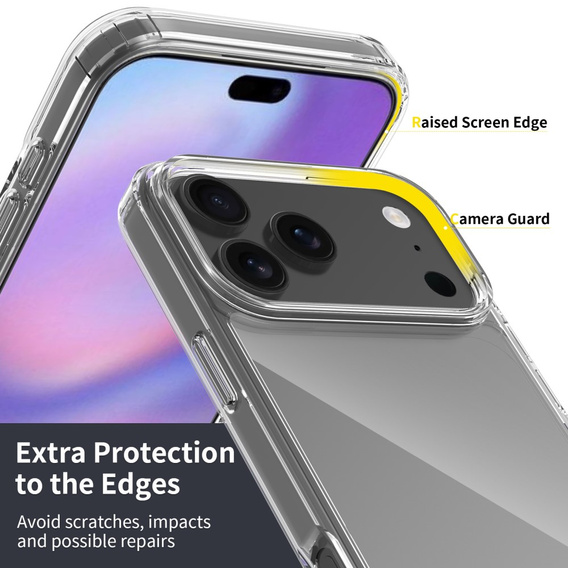 TPU + akril tok - szilárdság és elegancia iPhone 17 Pro Max készülékhez