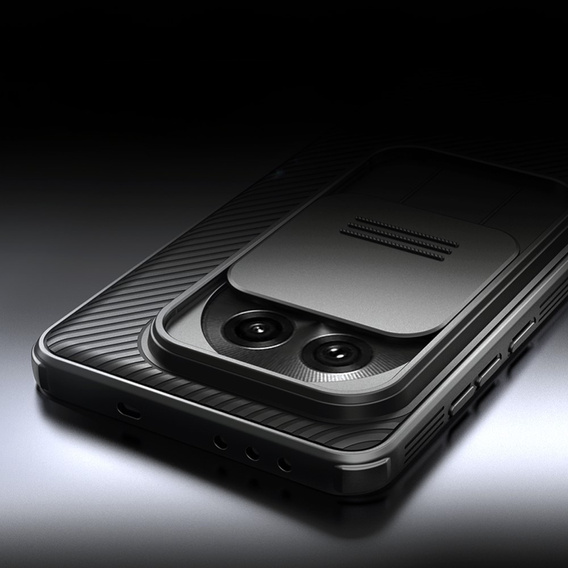 Tok OnePlus 13, páncélozott Nillkin, CamShield Pro, fekete