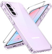Tok a Samsung Galaxy A56, Erbord Dropproof, átlátszó + Glass