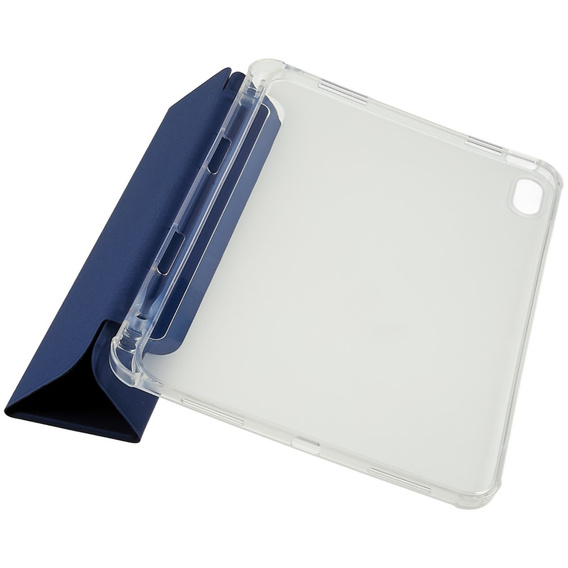 Etui do iPad 10.9 2022 10 GEN, Pencil Hybrid, z miejscem na rysik, Granatowe