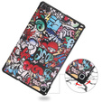 Tok Samsung Galaxy Tab S6 Lite, Smartcase, graffiti