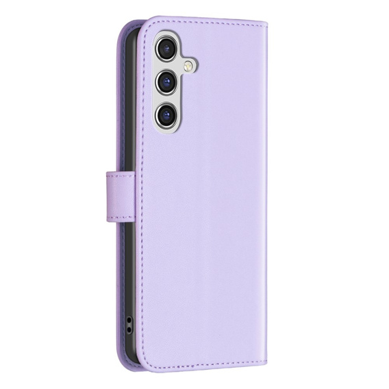 Pattintható tok a Samsung Galaxy A55 5G,BINFEN Wallet, lila
