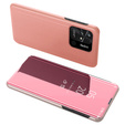 Telefontok a Xiaomi Redmi 10C, Clear View, rózsaszín rose gold