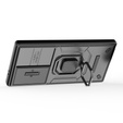 Telefontok a Samsung Galaxy S24 Ultra, KickStand Camera Lens, fekete