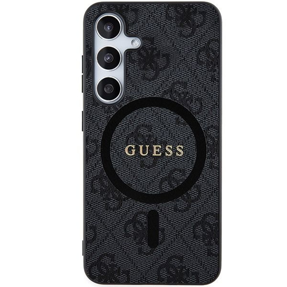 Guess 4G Ring Classic Logo tok Samsung Galaxy S24-hez, fekete