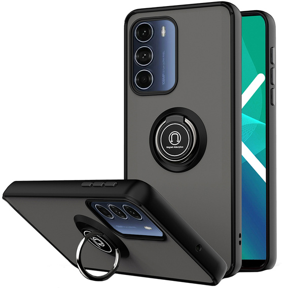 Tok Motorola Moto G200 5G, Frosted Ring, kék