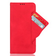 Flap tok Oppo Reno 14, kártya slot, pénztárca, piros