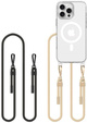 Tok zsinórral iPhone 16 Pro-hoz, ERBORD MagSafe, átlátszó + képernyőüveg