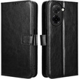 Pattintható tok a Xiaomi Redmi A5, Crazy Horse Wallet, fekete
