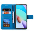 Pattintható tok a Xiaomi Redmi 10, Mandala, kék