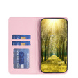 Pattintható tok a Xiaomi Redmi Note 13 5G, Wallet, BINFEN COLOR, rózsaszín