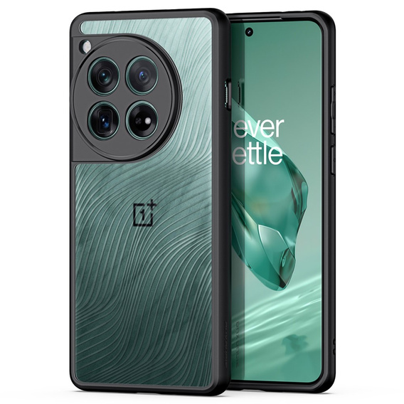 DuxDucis tok OnePlus 12, Aimo case, átlátszó / fekete