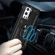 Páncélozott telefontok a OnePlus 9 Pro, Nox Case Ring, fekete