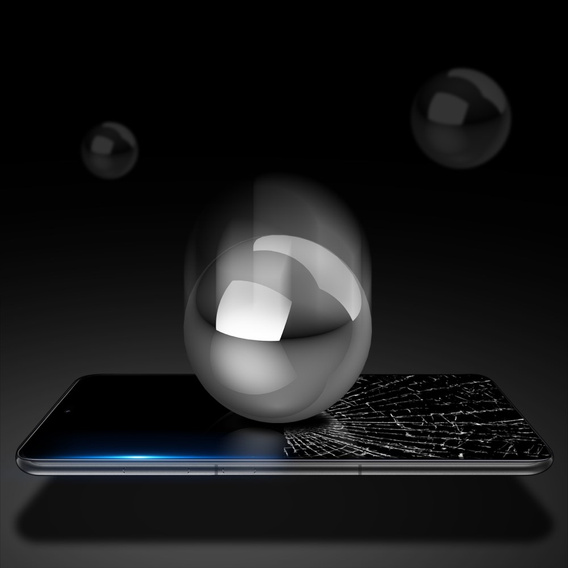 Edzett üveg OnePlus 12R, Dux Ducis teljes képernyőhöz, fekete keret