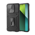 Páncélozott tok Xiaomi Redmi Note 13 Pro 5G, CamShield Slide, fekete + edzett üveg 9H