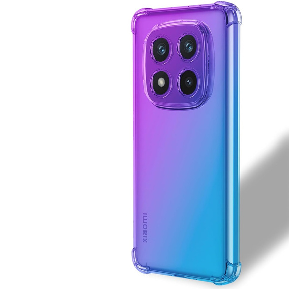 Tok Xiaomi Redmi Note 14 Pro+, Gradient Dropproof, Lila / kék