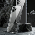 Tok iPhone 17 készülékhez, kamerafedéllel, átlátszó