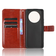 Pattintható tok a Realme 11 Pro 5G / Pro+ 5G, Crazy Horse Wallet, barna