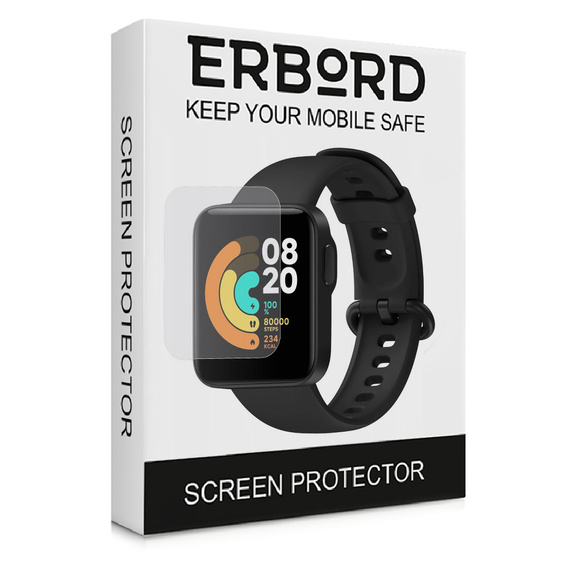 3x ERBORD hidrogél fólia Xiaomi Mi Watch Lite