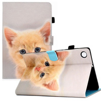 Telefontok a Lenovo Tab M10 Plus 10.6 Gen 3 125F/128F, Stand Case, sweet cat