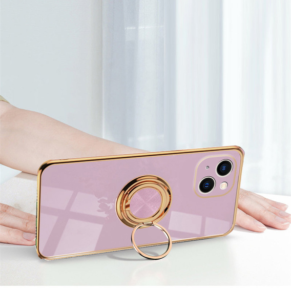 Telefontok a iPhone 14 Plus, Electro Ring, lila