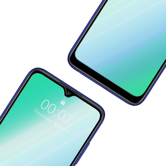 2x edzett üveg a Xiaomi Redmi Note 8T, ERBORD 3D teljes képernyő