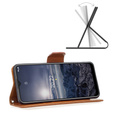 Pattintható tok a Nokia G11 / G21, Litchi Wallet Case, barna
