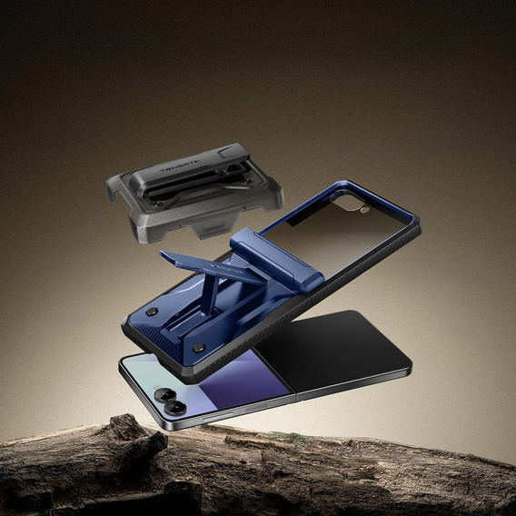 Tongate MECH tok MagSafe-val a Samsung Galaxy Z Flip7 FE / Z Flip6 készülékhez, zöld színű