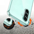 Tok a Samsung Galaxy A26, Erbord Dropproof, átlátszó + Glass