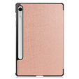tok Samsung Galaxy Tab S9 FE-hoz, háromrétegű, rózsaszín rose gold