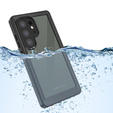 IP68 vízálló tok a Samsung Galaxy S24 Ultra, Redpepper, fekete