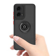 Tok Motorola Moto G24 / G24 Power / G04, Frosted Ring, fekete