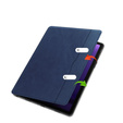 Tok Samsung Galaxy Tab S10 Lite / S10 FE / S9 FE, Business Card and Pen Slotl, kék