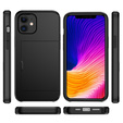 Telefontok a iPhone 11, Sliding Card Holder, fekete